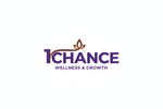 1chance Logo - Purple and Yellow